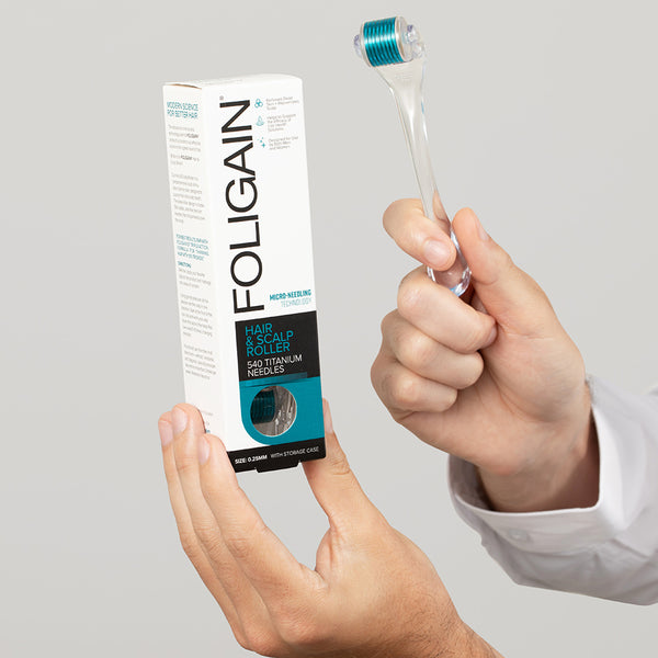 FOLIGAIN Hair & Scalp Roller 0.25 Titanium Needles - FOLIGAIN CH
