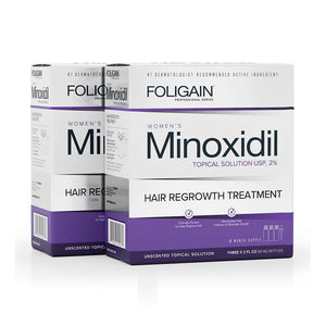 FOLIGAIN Minoxidil 2% Hair Regrowth Treatment For Women 6 Month Supply - FOLIGAIN CH