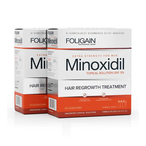 FOLIGAIN Minoxidil 5% Hair Regrowth Treatment For Men 6 Month Supply - FOLIGAIN CH