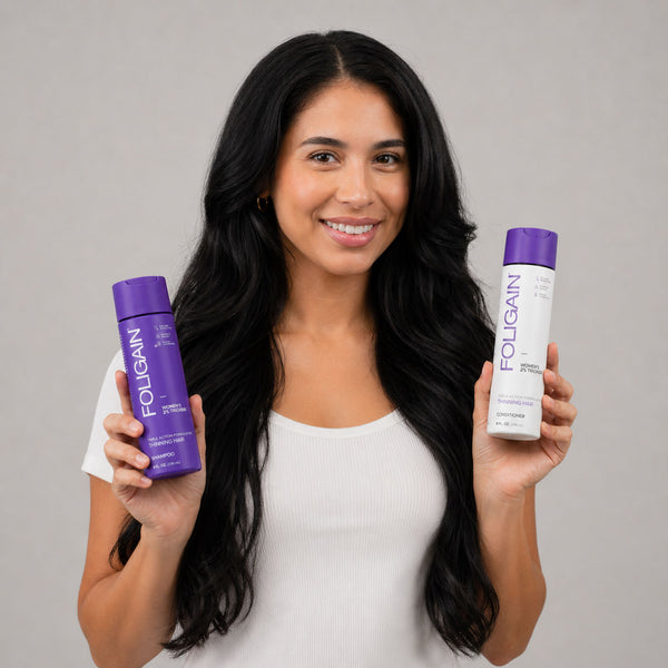 FOLIGAIN Hair Growth Shampoo + Conditioner Kit For Women - FOLIGAIN CH