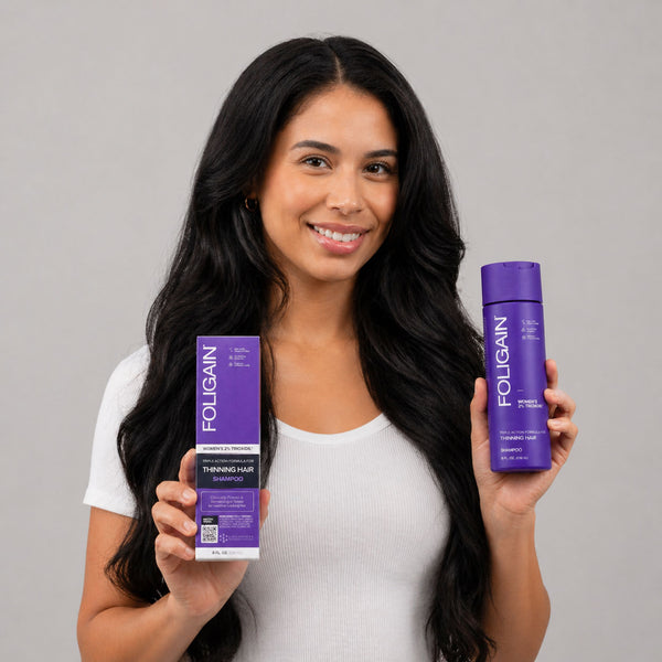 FOLIGAIN Triple Action Shampoo For Thinning Hair For Women with 2% TRIOXIDIL® - FOLIGAIN CH