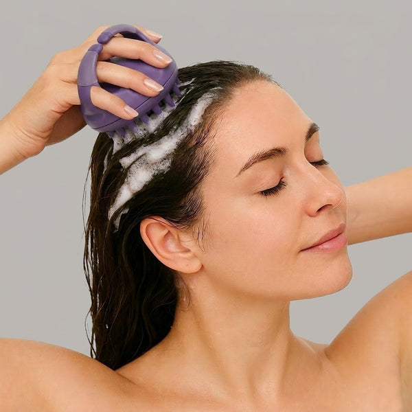 Exfoliant et masseur pour cuir chevelu FOLIGAIN® en violet