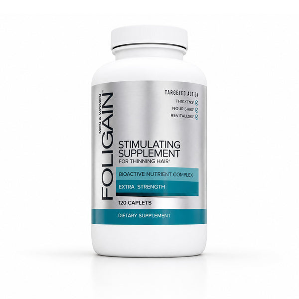 Complément stimulant FOLIGAIN® pour cheveux clairsemés 120 comprimés