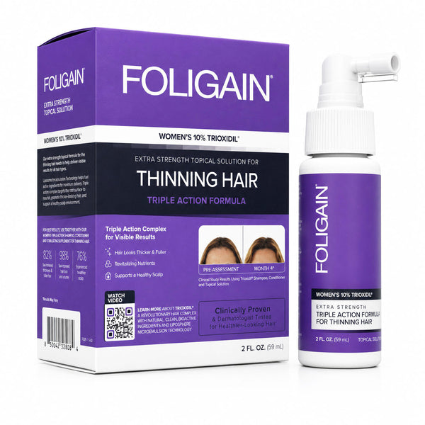 FOLIGAIN® Triple-Action-Komplettformel für dünner werdendes Haar bei Frauen mit 10% TRIOXIDIL®