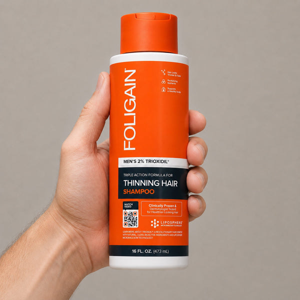 FOLIGAIN® Triple-Action-Shampoo für dünner werdendes Haar bei Männern mit 2% TRIOXIDIL® 473ml
