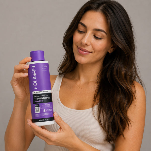 FOLIGAIN® Triple-Action Shampoo für dünner werdendes Haar für Frauen mit 2% TRIOXIDIL® 473ml