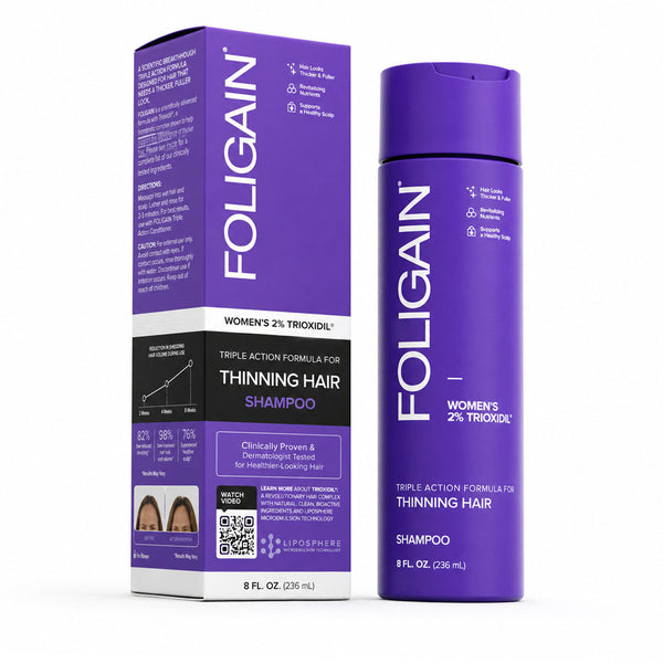 FOLIGAIN® Triple-Action-Shampoo für dünner werdendes Haar bei Frauen mit 2% TRIOXIDIL®