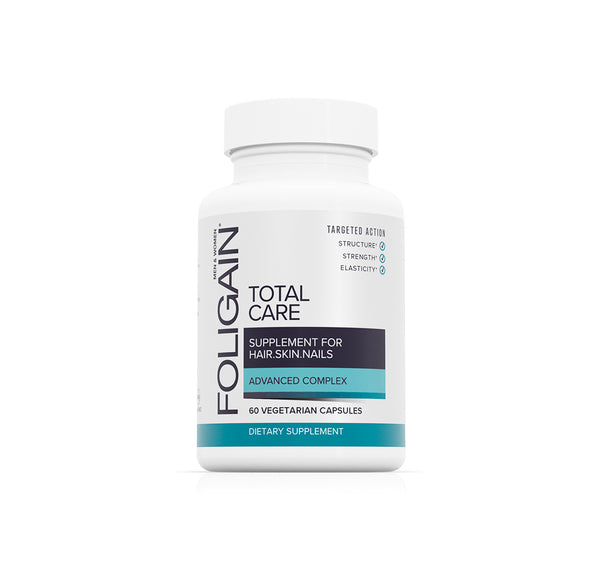 FOLIGAIN TOTAL CARE Nahrungsergänzungsmittel für dünner werdendes Haar, Haut & Nägel 60 vegetarische Kapseln