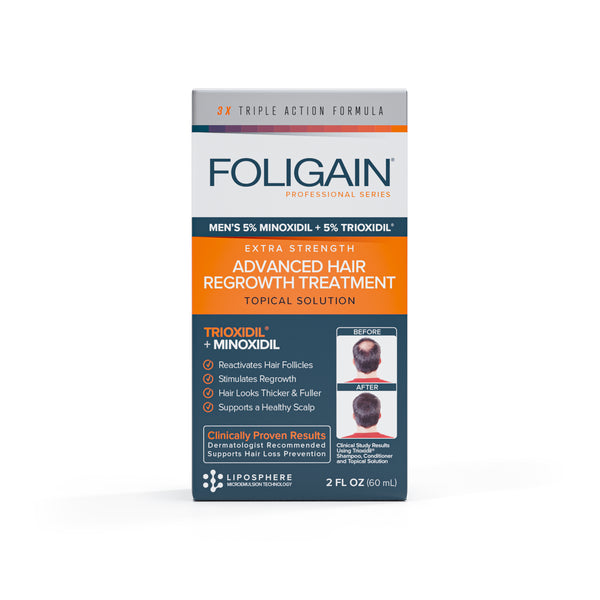 FOLIGAIN Advanced Haarwuchs für Männer Minoxidil 5 % + Trioxidil 5 %