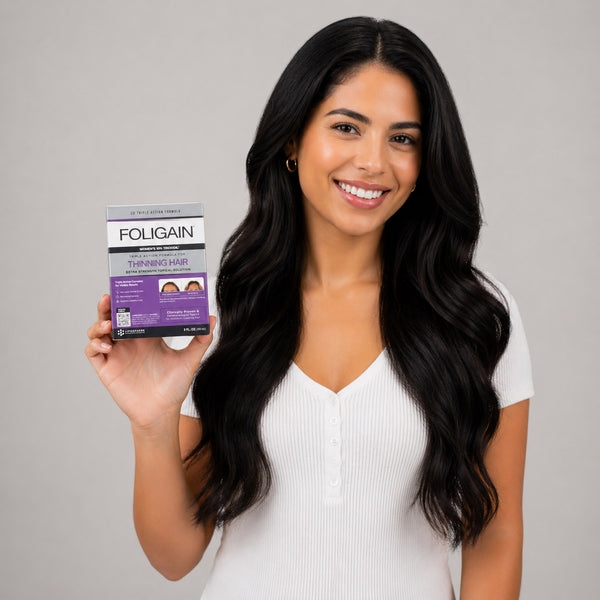 FOLIGAIN Triple Action Complete Formula For Thinning Hair For Women with 10% TRIOXIDIL® - FOLIGAIN CH