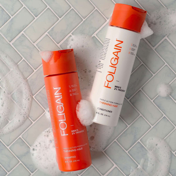 FOLIGAIN Hair Growth Shampoo + Conditioner Kit For Men (Standalone) - FOLIGAIN CH