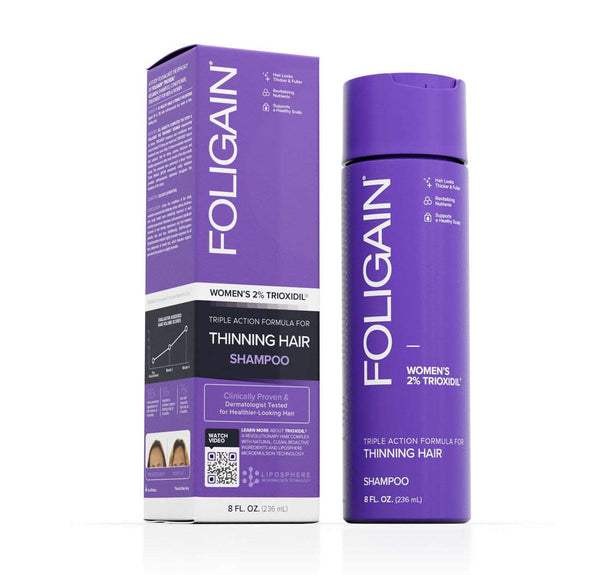 FOLIGAIN Triple Action Shampoo For Thinning Hair For Women with 2% Trioxidil - FOLIGAIN EU