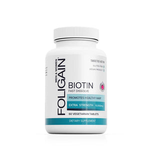 FOLIGAIN Biotin Supplement For Healthier-Looking Hair (Fast Dissolve) - FOLIGAIN EU